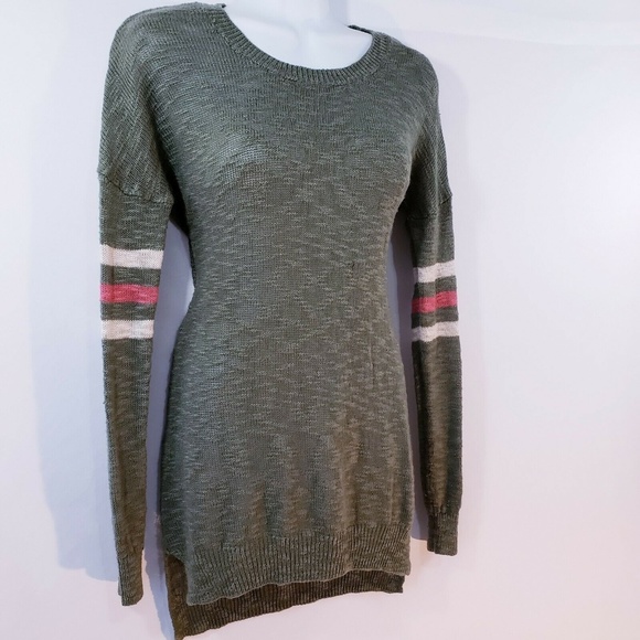 Pink Rose Women’s Sweater Open Knit Size Medium Ru - Picture 4 of 8